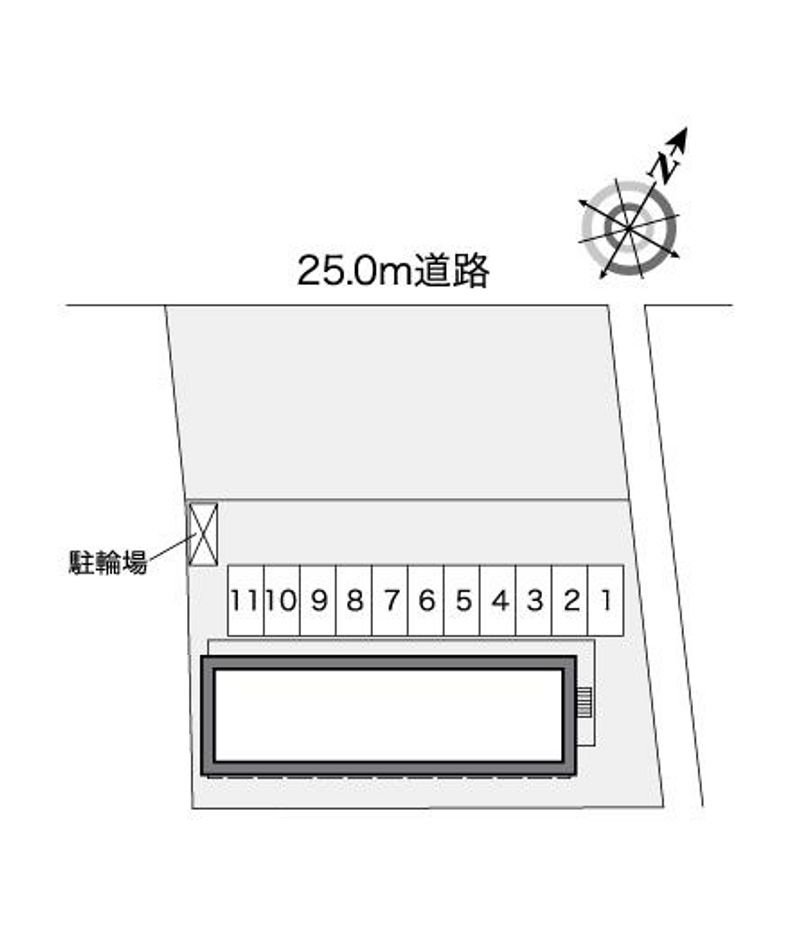 レオパレスヴィクトワール 配置図