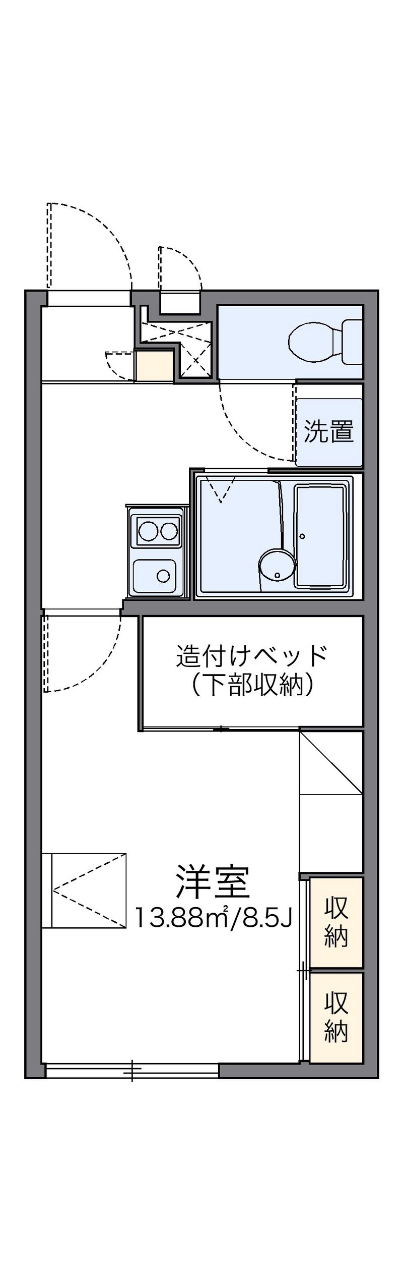 レオパレスＡ＆Ｋ 間取図