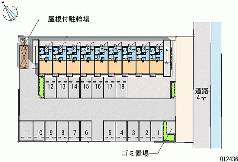 12436 Monthly parking lot