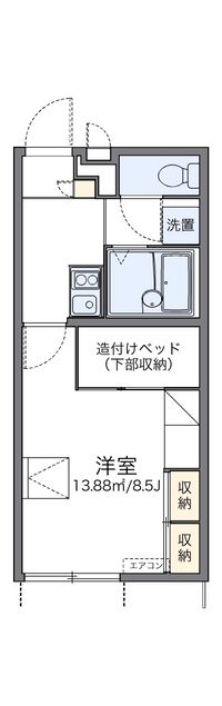 レオパレス内宮Ⅱ 間取り図