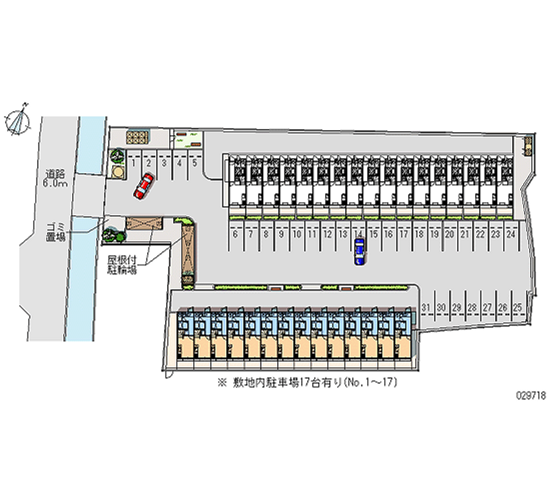 29718 Monthly parking lot