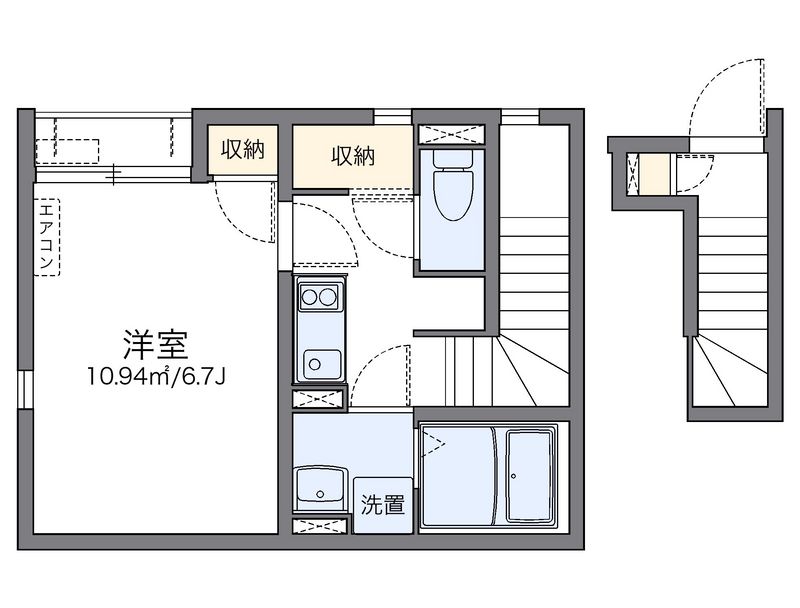レオネクストプルミエール東雲 間取図