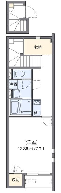 クレイノグレイス上津Ⅲ 間取り図