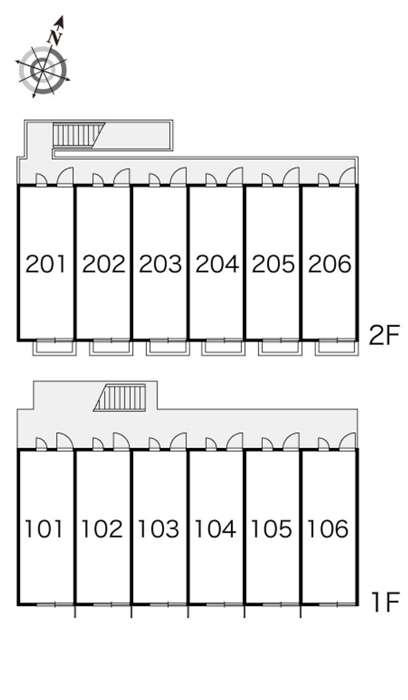 レオパレスベルウッド 間取り配置図