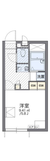 レオパレスアンシャンテ　ひろ 間取り図