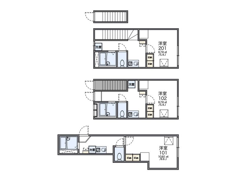 レオパレス出石 間取図