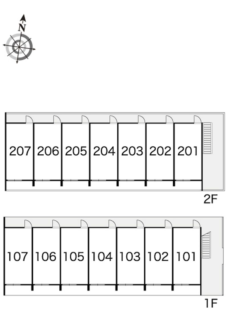 レオパレスラピュタ 間取配置図