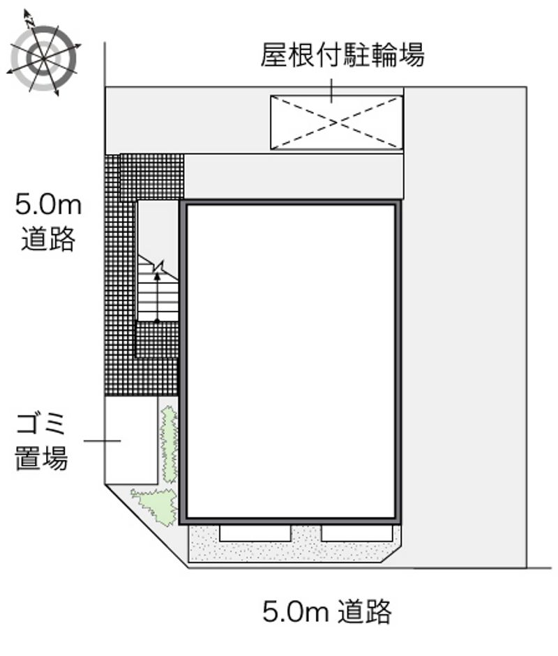 レオパレスシセル　ワン 配置図