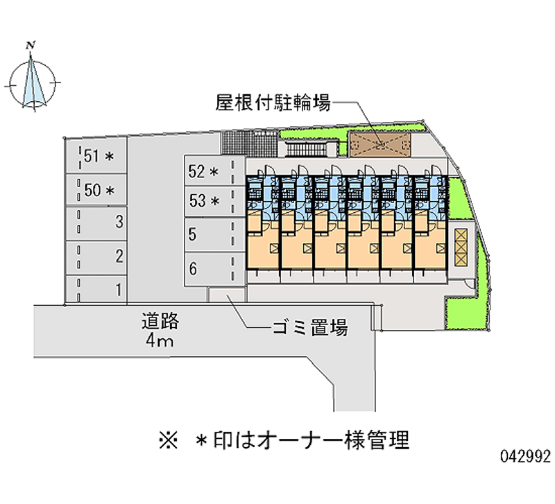 レオパレス田井町 月極駐車場