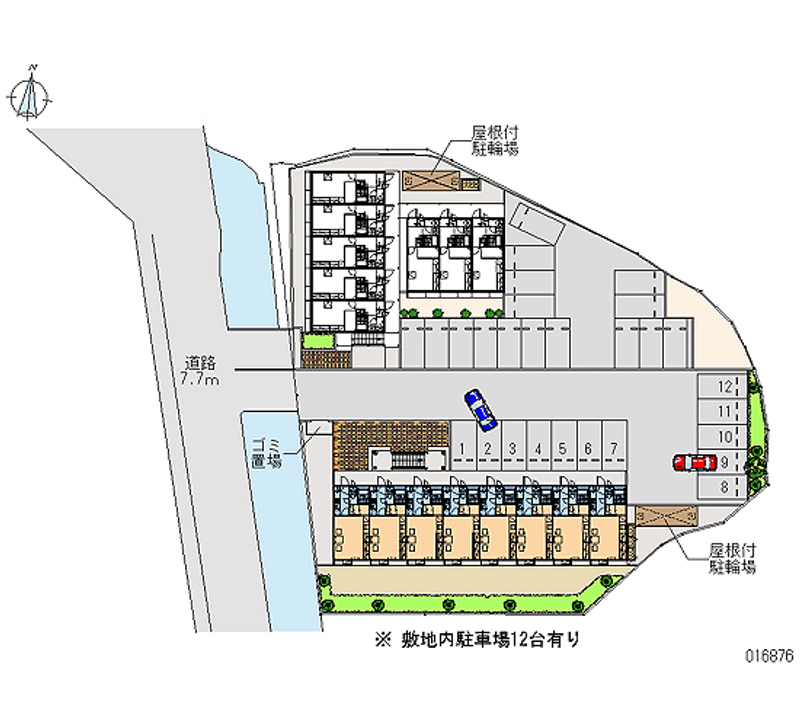 レオパレス富士 月極駐車場