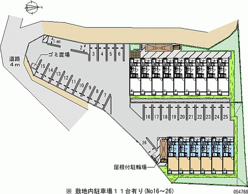 54768月租停车场