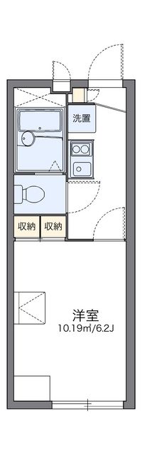 レオパレス新生 間取り図