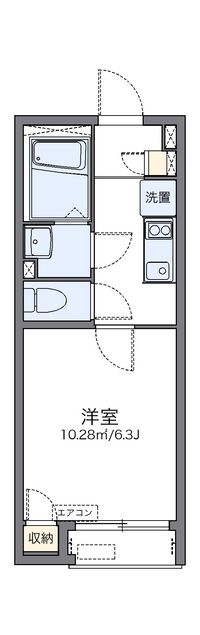 レオネクストエクセルアサヒⅤ 間取り図