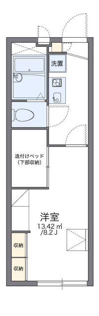 レオパレス中島 間取り図