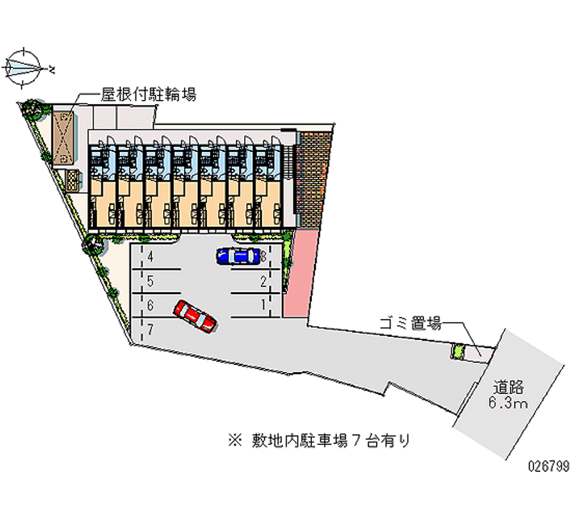 レオパレス西宮 月極駐車場