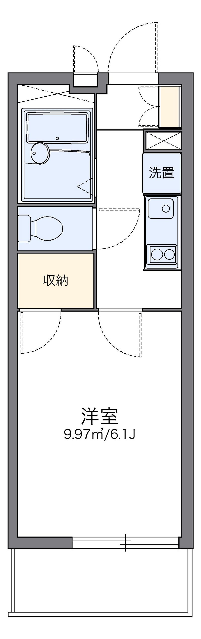 レオパレスサンヴィレッジ２０ 間取図