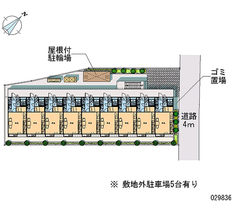 29836月租停車場