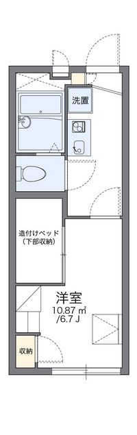 レオパレスラビス山王谷Ⅱ 間取り図