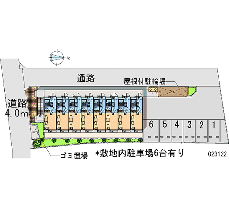 23122 Monthly parking lot