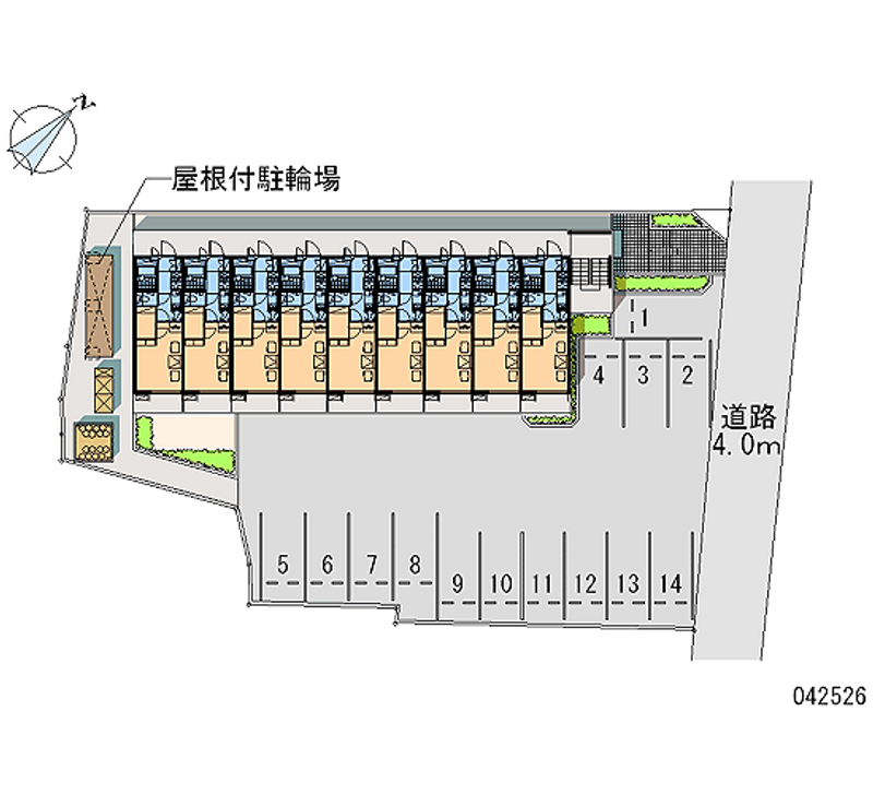 レオパレス槙 月極駐車場