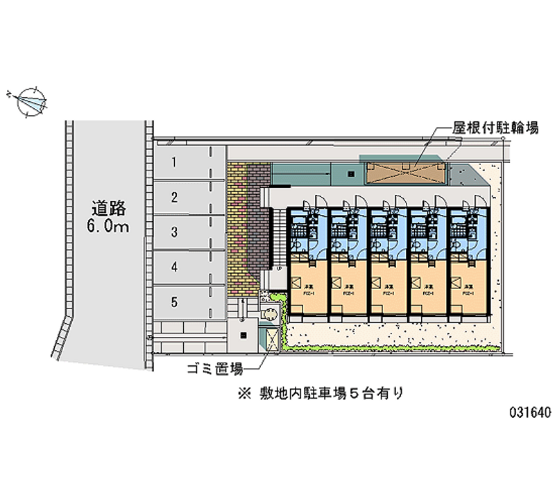 レオパレスコンファース輝 区画図