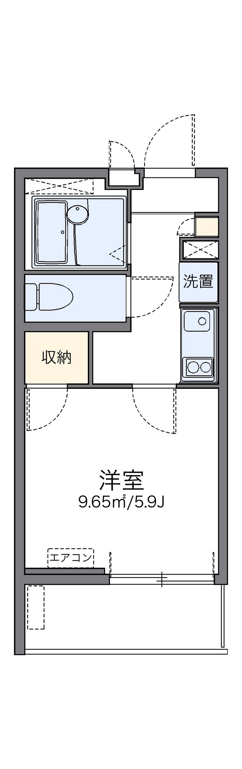 レオネクストウエストフィールド 間取図
