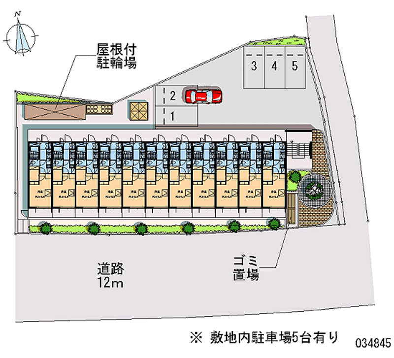 レオパレス熊大東 月極駐車場