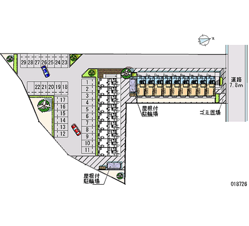 18726月租停車場