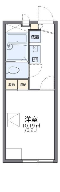 レオパレスピースアベニュー 間取り図