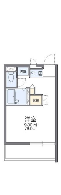 レオパレスシグマ戸坂 間取り図