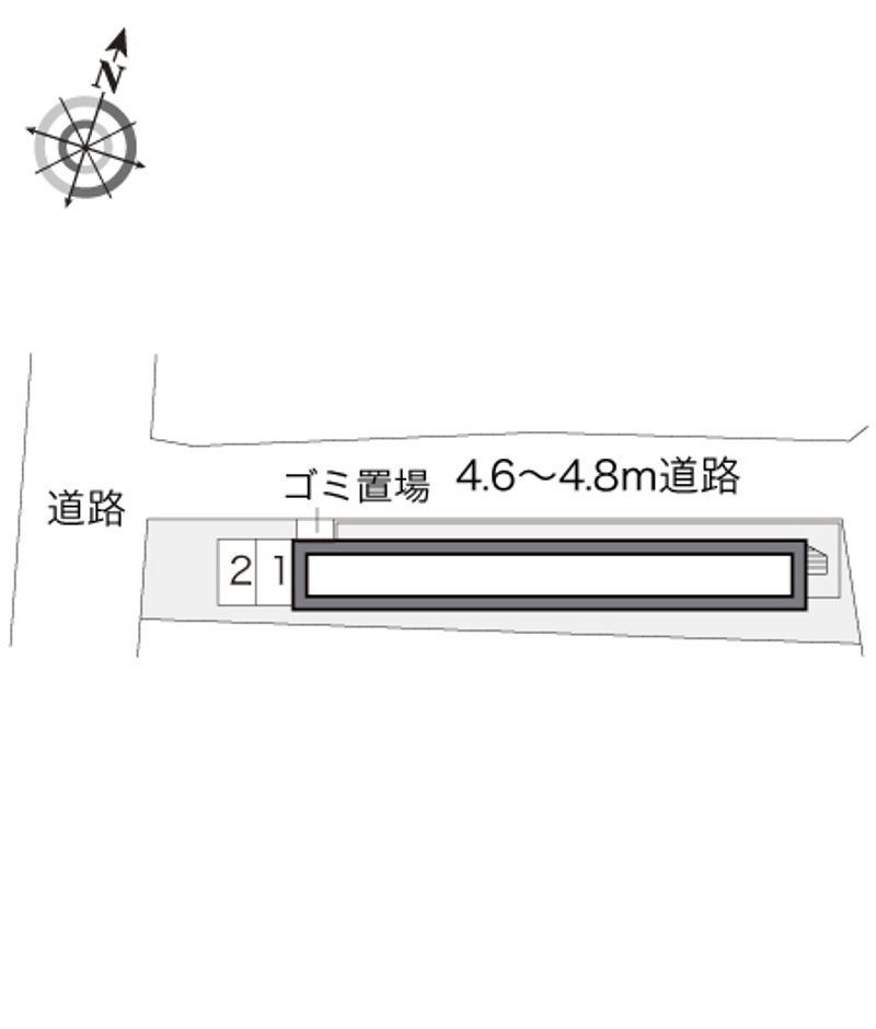 レオパレスサンライズ 配置図