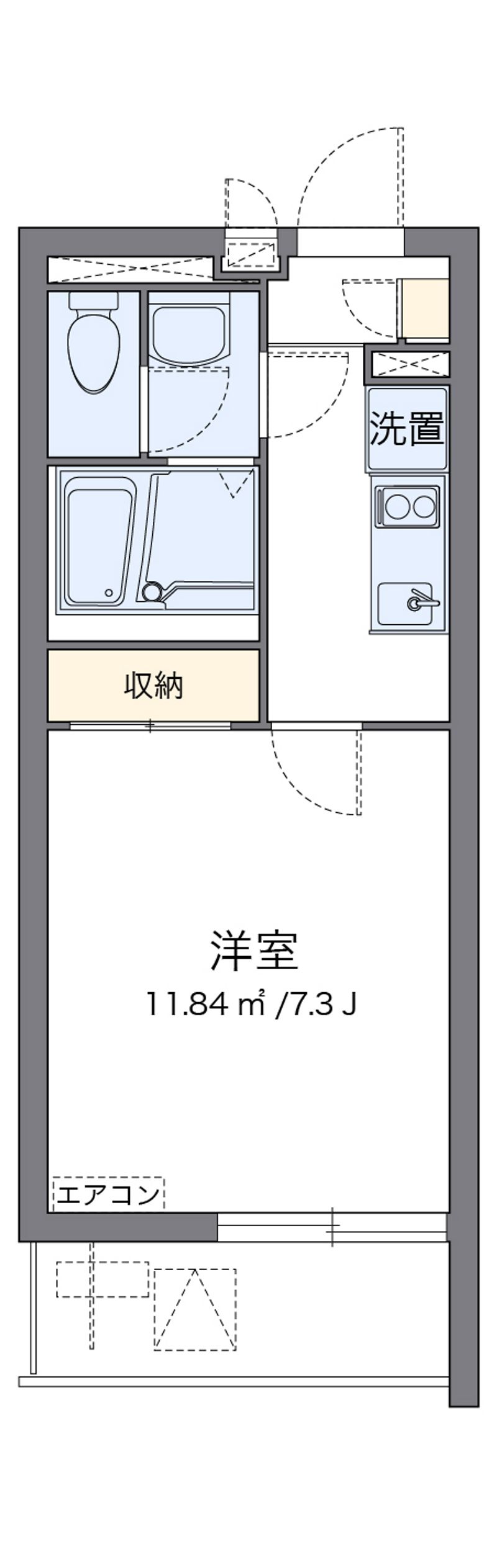 クレイノ善進本町 間取り