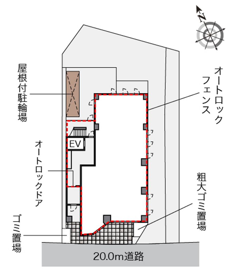 レオネクスト船橋本町 配置図