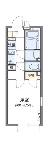 レオネクストレジデント西尾久 間取り図