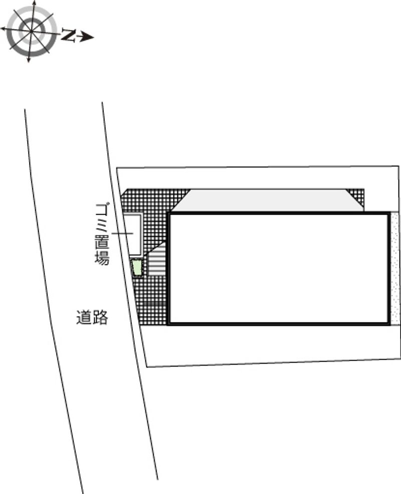 レオパレスヤングヴィラ坂上 配置図