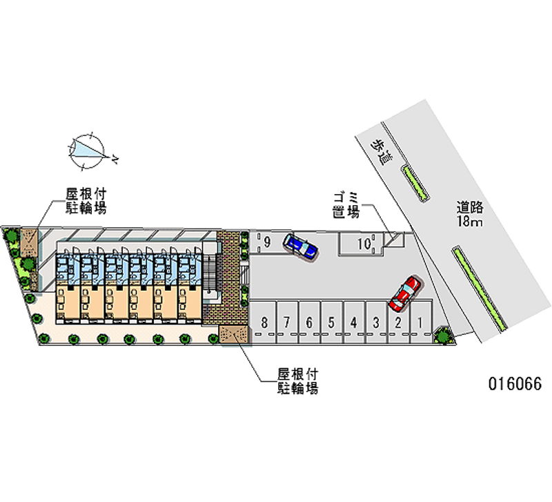 16066 Monthly parking lot