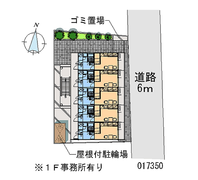 レオパレス綾瀬第８ 区画図
