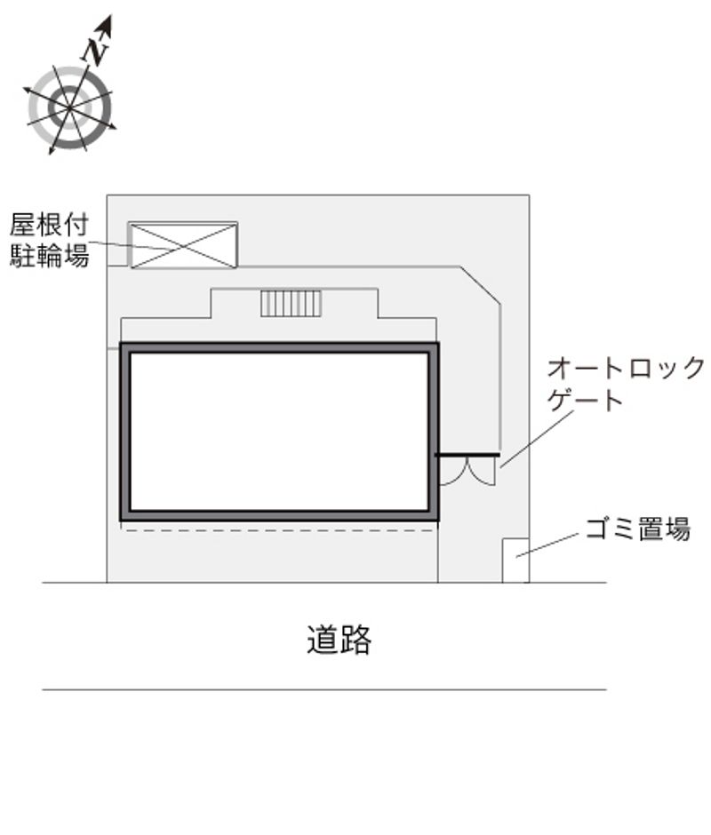 レオパレスカーサ１９ 配置図