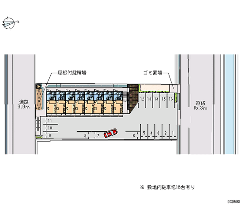 39598 bãi đậu xe hàng tháng