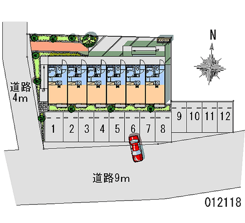 レオパレスシェロス 月極駐車場