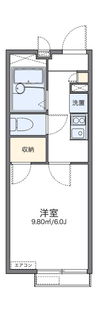 レオパレスハマメリス 間取り図