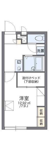 レオパレスソレイユ 間取り図