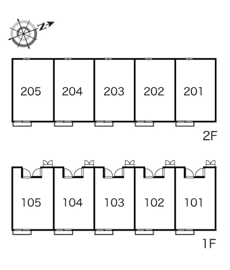 レオパレスコンフォート 間取り配置図