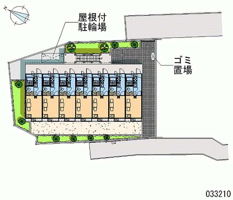 レオパレスレプロットⅡ 区画図