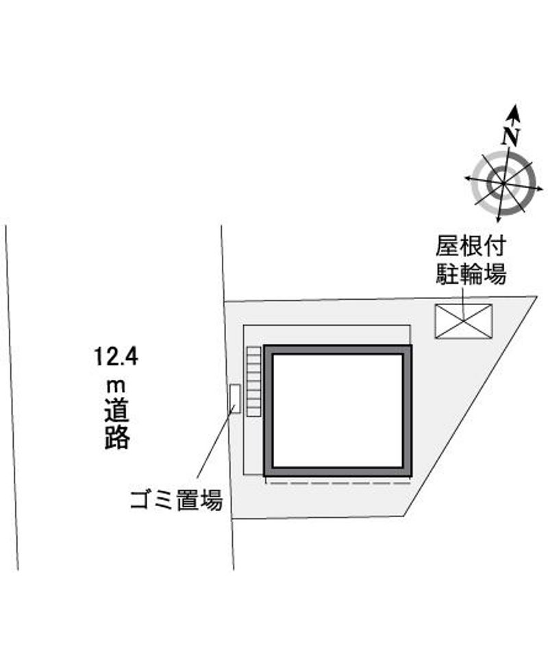 レオパレスレジーナⅡ 配置図