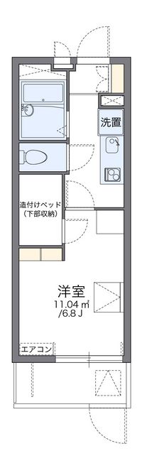 レオパレス名古屋駅 間取り図