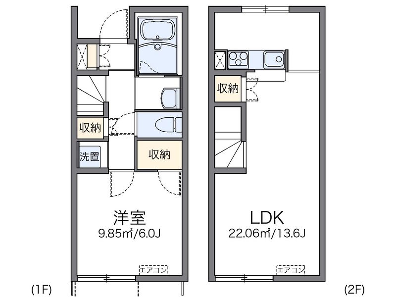 レオネクストブジョウＭ 間取図