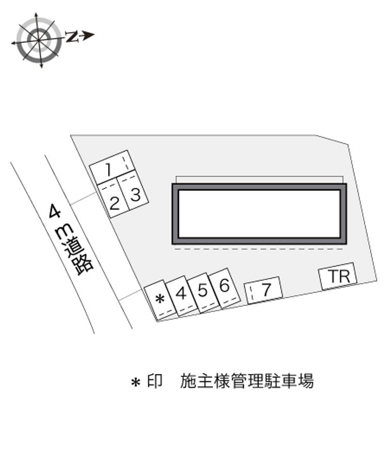 レオパレスおおすが 配置図