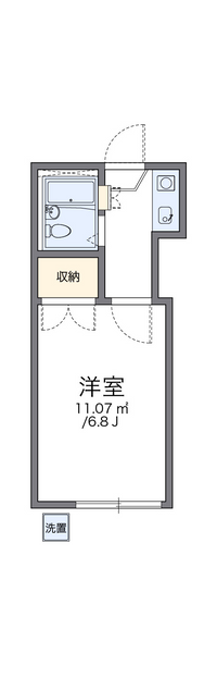 レオパレス姫路 間取り図