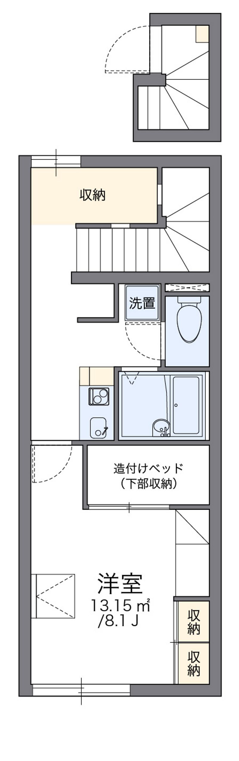 レオパレスあいのはらⅢ 間取図